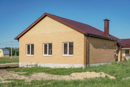 Облицовочный кирпич Старооскольский Солома 3-00 гладкий универсальный №43