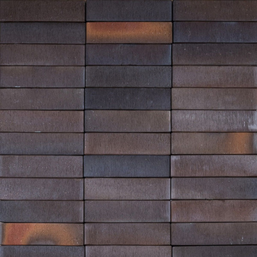 Облицовочный кирпич Ликолор одинарный 1 НФ Тайга Вулканы Древний Огонь бархат, М200